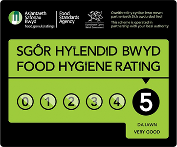 5 * Food Hygiene Rating